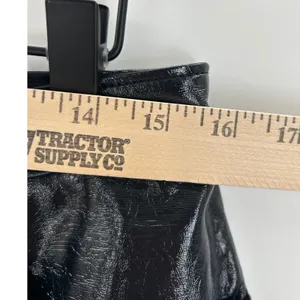 Abercrombie & Fitch Curve‎ Love 90s Straight Ultra High Rise Vegan Leather Pants thumbnail 7