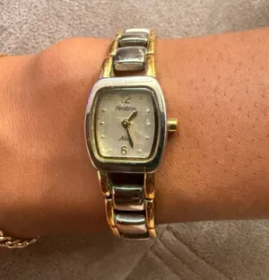 Armitron Women's Two-Tone Gold and Silver Bracelet Watch thumbnail 1