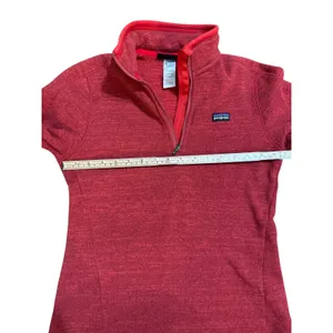 Patagonia Better Sweater 1/4 Zip Fleece Pullover Red Small‎ thumbnail 6