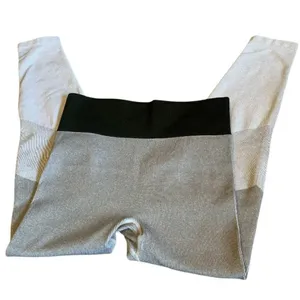 Aerie Chill Play‎ Move High Waisted Seamless Ribbed Colorblock Leggings L thumbnail 1