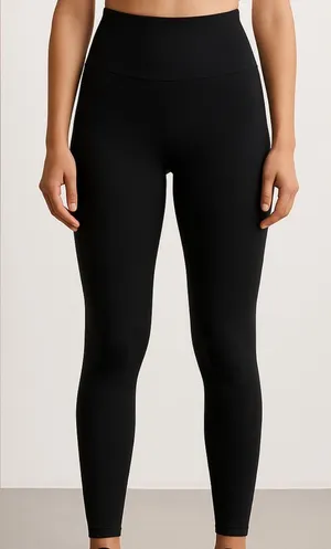 Black Seamless Scrunch Leggings women’s Size S | High Waist | (A178)&✨ thumbnail 1