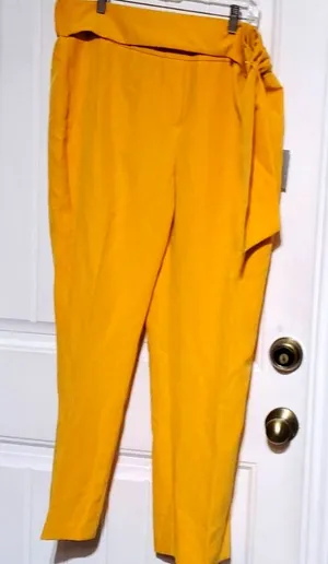 Marc Ney York Mustard Pants Size L thumbnail 1