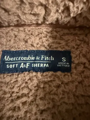 Abercrombie & Fitch Soft A & F Sherpa 1/4 zip size small thumbnail 5