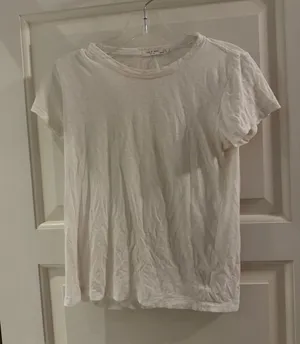 rag & bone White Short-Sleeve Crew Tee thumbnail 1