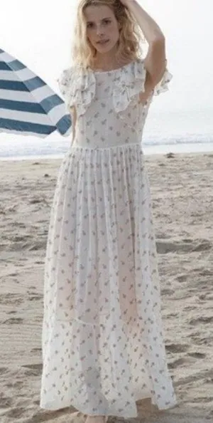 💕DOEN💕 Flora Dress ~ Salt Small White thumbnail 1