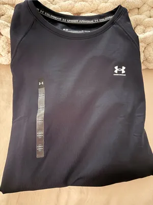 NWT Under Armour ColdGear Women's Long-Sleeve Training Tee — Charcoal Black thumbnail 9