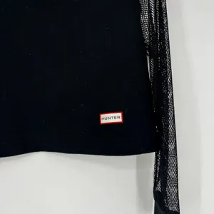 Hunter x Target Mesh Sleeves‎ Pullover Sweatshirt Black Size XS thumbnail 6