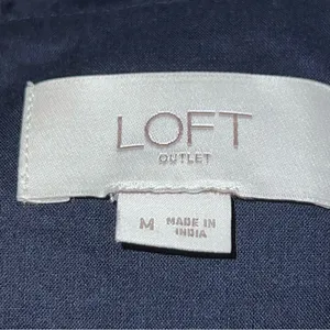 LOFT Outlet Navy Blue Swiss Dots Sleeveless Mini Dress Size M thumbnail 10