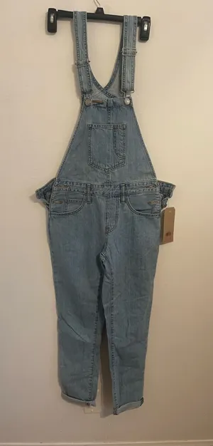 Levi's Light Blue Overalls. Size Xs thumbnail 1