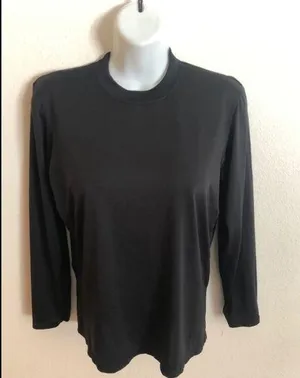 Patagonia Capilene Black Crewneck Base Layer Size XS Winter Cozy Outdoors Ski thumbnail 1
