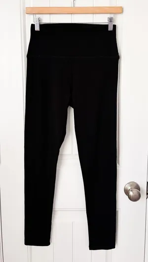 Offline by Aerie OG Cotton High Waisted Leggings Black Size Medium Short thumbnail 1
