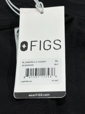 FIGS‎ Zamora Black Joggers Scrub Pants XL Nurse Uniform Healthcare Hospital NWT thumbnail 8