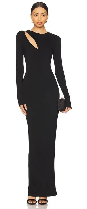 ✨superdown adelina maxi black sz small dress✨ thumbnail 1