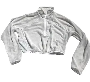 Lululemon Reversible Mesh 1/2 Zip Jacket Red White, Gray Colorway 6 thumbnail 1