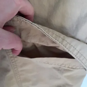 Abercrombie & Fitch Tan Wide Leg High Rise Khaki Trouser Cargo Pants Size 30/10 thumbnail 5