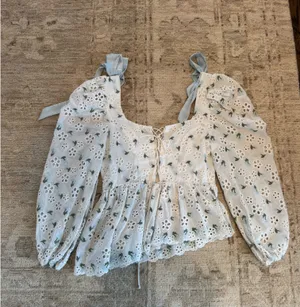 For Love & Lemons Cherry Eyelet Top  thumbnail 4