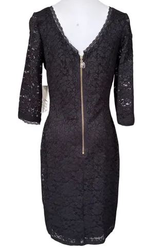 NWT‎ Eliza J Black Lace Dress Size 8 thumbnail 1