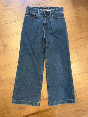 Banana Republic High Rise Wide Leg Crop Jeans Size 27 - C2-043 thumbnail 1