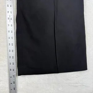 Uniqlo Womens Wide Leg Pintuck Pants Black High Rise Elastic Waist Size M thumbnail 5