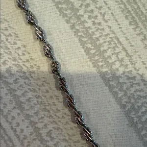 Apt. 9 Black Beaded Evening Bag Silver Chain Small Formal Clutch thumbnail 5
