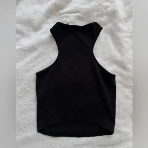 ASOS Black Racerback Tank Top thumbnail 2