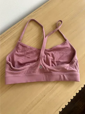 Lululemon FlowY Bra *Nulu Quicksand 6 thumbnail 2