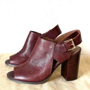 Tommy Hilfiger Leather Sling back Heels thumbnail 4