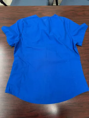 Scrubstar Electric Blue Scrub Top Size Small thumbnail 2
