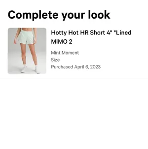 Lululemon Shorts Hotty Hot thumbnail 3