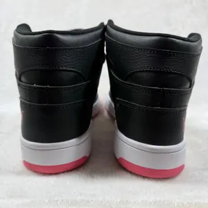 Puma Rebound V6 Womens 8.5 High Top Sneakers Black White Pink 403462-02 thumbnail 4