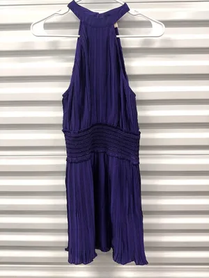 Rococo Sand Cassi Mini Dress Purple Womens Size Small thumbnail 4