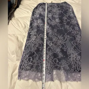 Johanna Beck Silk and Lace Maxi Skirt - NWT - Size 12 thumbnail 12