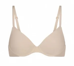 SKIMS NWT Fits Everybody T-Shirt Demi Bra SAND 40C thumbnail 1
