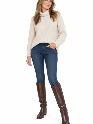 UNISA Flex Brown Leather Knee High Boots Made in Brazil Size 9.5 thumbnail 2