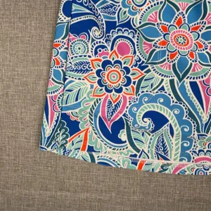 Skinz Swim Skirt Womens XS Multicolor Floral Nylon Spandex Paisley Print Lined thumbnail 2