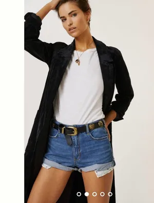 Anthropologie Pilcro Relaxed Denim Shorts Size 32 thumbnail 1