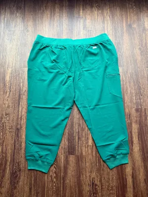 NWT FIGS Women’s Hunter Green Zamora 2.0 Jogger Scrub Pants - Size 4XL Petite thumbnail 2