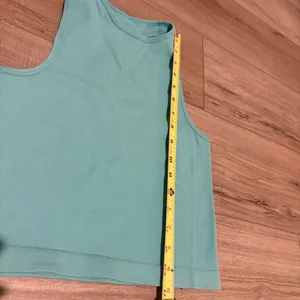 Free People Intimately Racerback Crop‎ Top Ribbed teal turquoise XS/Small thumbnail 6