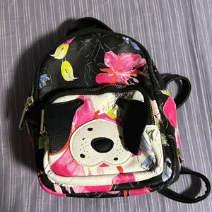 Betsey Johnson Mini Backpack Floral Dog thumbnail 1