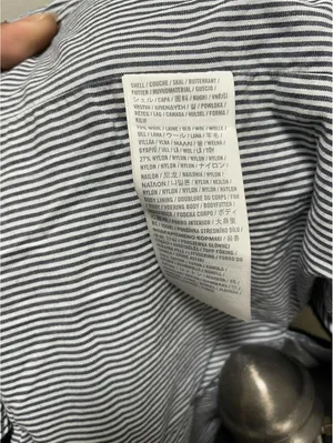 VTG Abercrombie & Fitch Y2K Blue Blazer Wool Blend Jacket M thumbnail 6