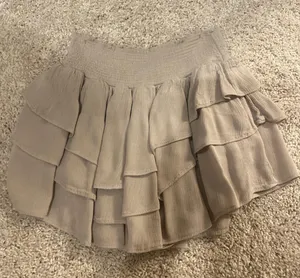 sugar beach boutique beige skirt Tan Size M thumbnail 2