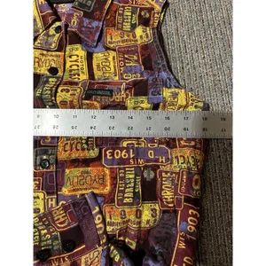 Harley Davidson Sleeveless Shirt License Plate Graphic Womens Medium Vintage thumbnail 6