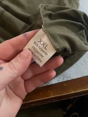Off the shoulder top Green Size XXL thumbnail 4