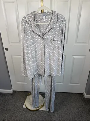 Nicole Miller New York XXL Ultra Soft Geometric Pajama Set NWOT thumbnail 2