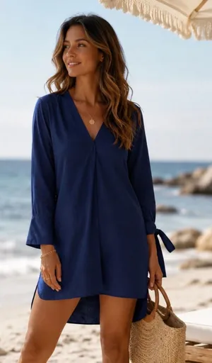 Zara Shirt Dress, Size Small thumbnail 1