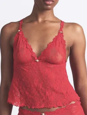 SKIMS Stretch lace cami tank thumbnail 2