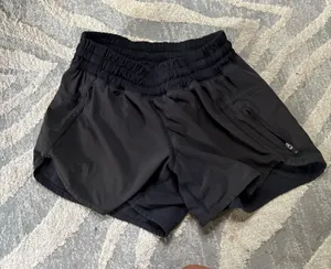 Lululemon women’s black athletic shorts 4 thumbnail 1
