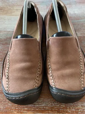 Keen Brown Suede Leather Cusho Loafers Women’s Walking Shoes Size 7M 37.5 thumbnail 2