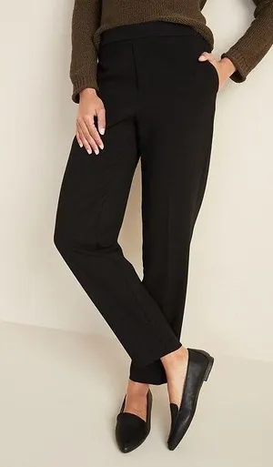 Old Navy Pull On Pants in Black Jack thumbnail 1