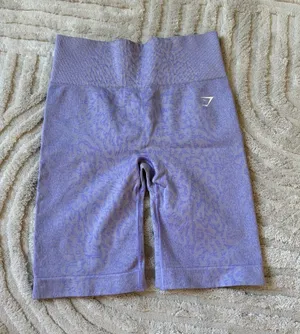 gymshark biker shorts Purple thumbnail 1